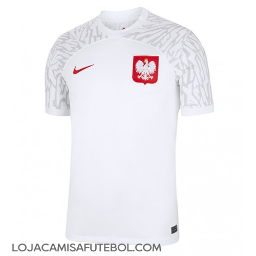 Camisa de Futebol Polônia Equipamento Principal Mundo 2022 Manga Curta